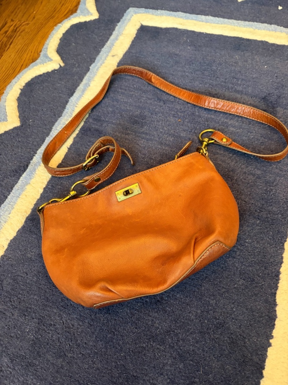 J. CREW SLING BAG 3 IN 1 LEATHER CROSSBODY BAG